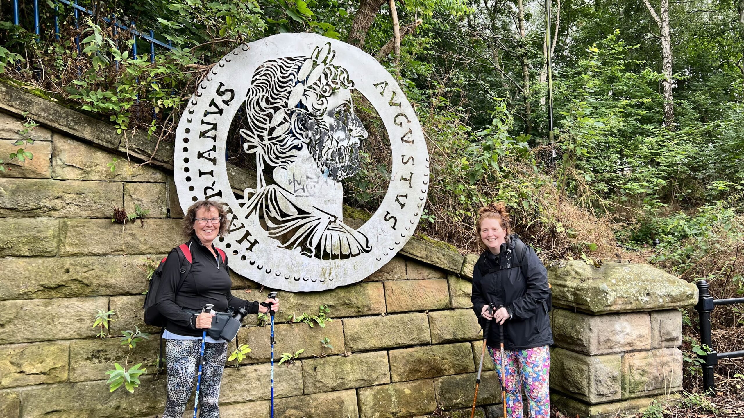 First sign on Hadrian's Wall