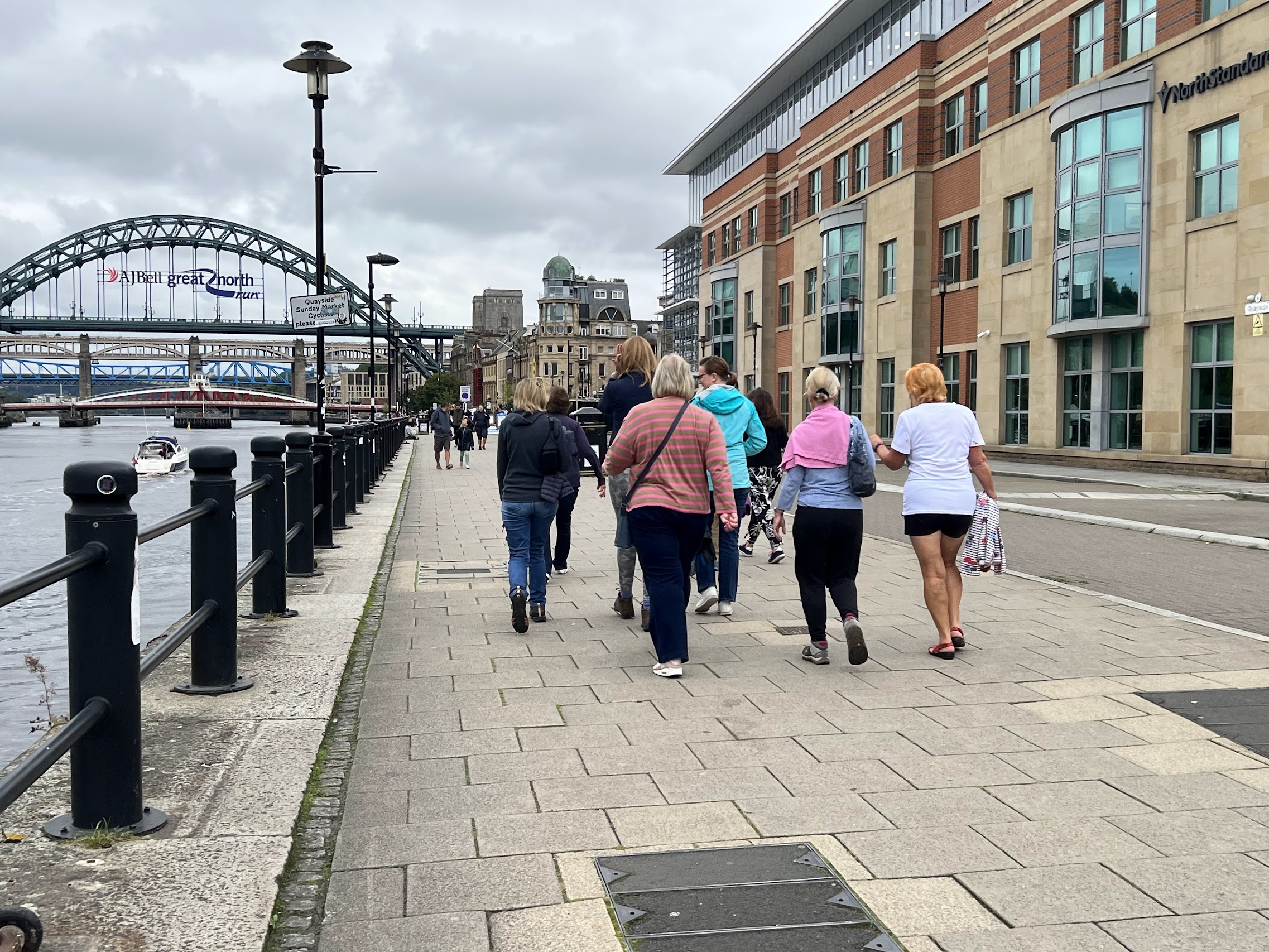 Heddon on the Wall walking by the Tyne River