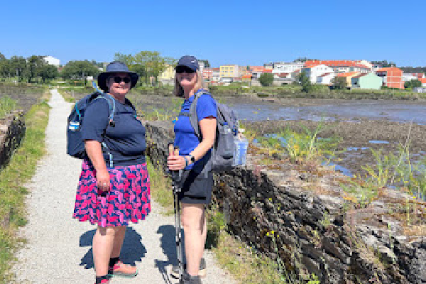 camino ingles, tide mill area.