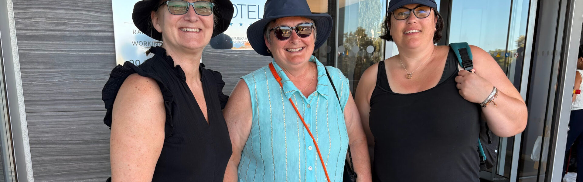 Sue Annette and Claire in Croatia